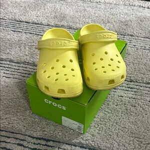 CROCS Kids Yellow Sandals